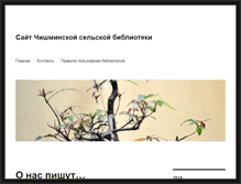 Tablet Screenshot of chishma.durtulibibl.ru